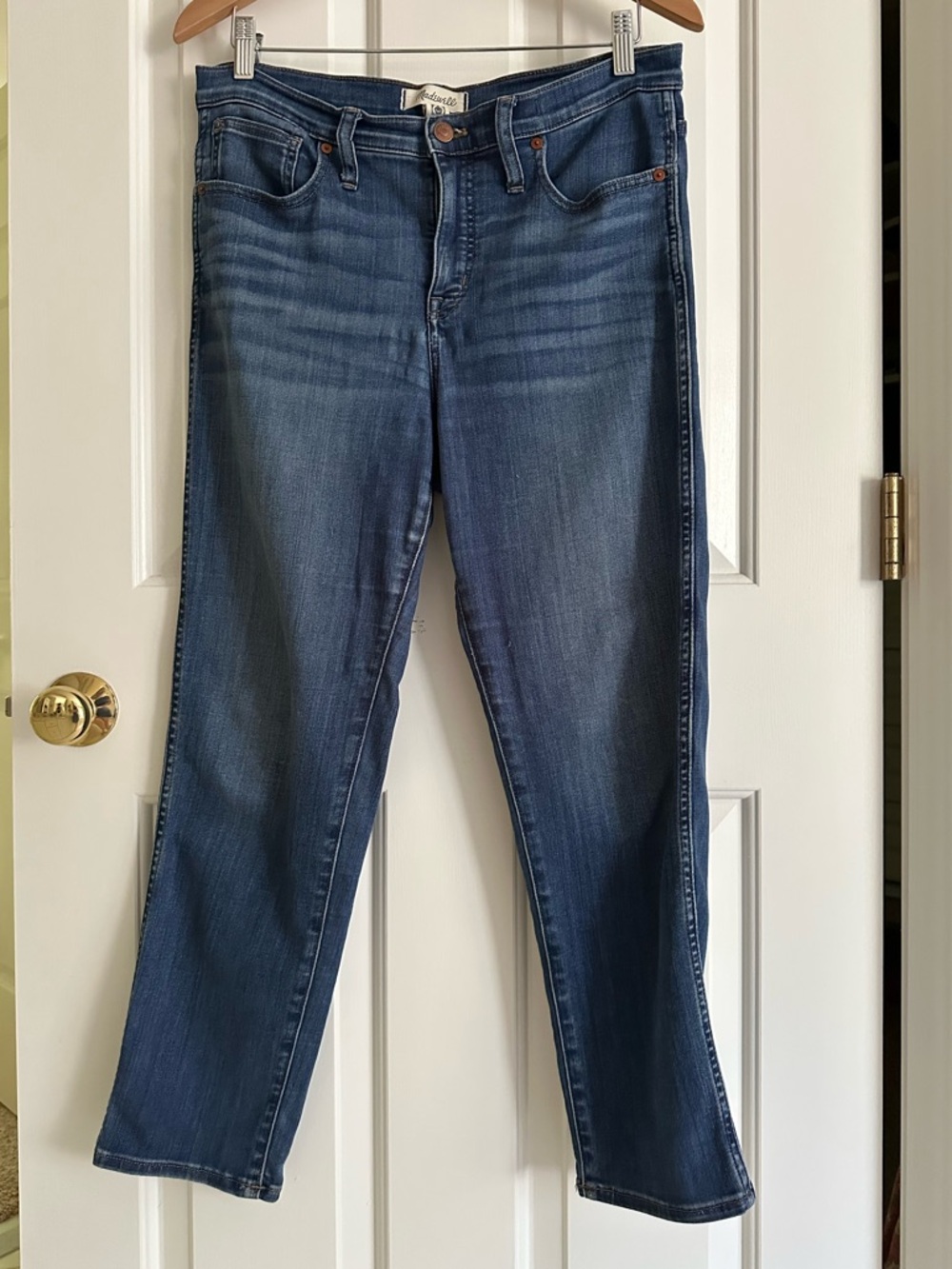 Madewell Midrise Stovepipe Jeans, size 29